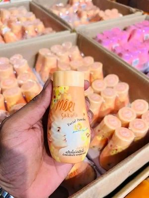 MORI SAKURA FACIAL POWDER ORANGE & PINK (50G)MADE IN THAILAND🇹🇭_img_4