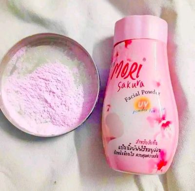 MORI SAKURA FACIAL POWDER ORANGE & PINK (50G)MADE IN THAILAND🇹🇭_img_8