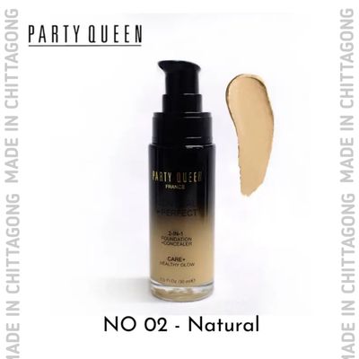 Party Queen 2in1 Full Coverage Foundation 02 Natural_img_0