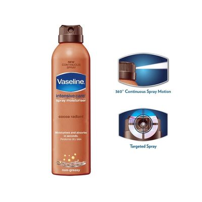 Vaseline Intensive Care Cocoa Radiant Spray Moisturiser_img_1
