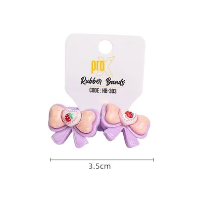 ProX Trendy Ties Hair Band For Women HB-303-2 ( 2pcs ) Multi-Color_img_1
