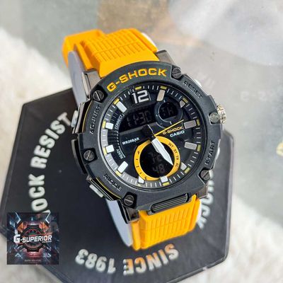 G-Shock || AA 2 Timer Display | Yellow black_img_0
