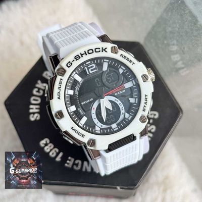 G-Shock || AA 2 Timer Display | White Full_img_0