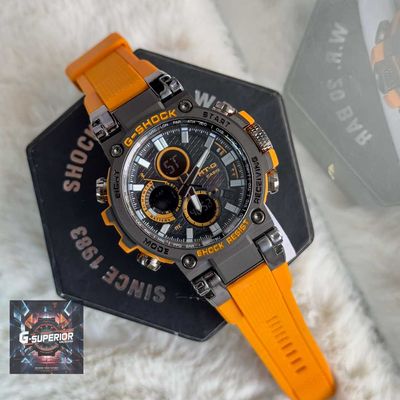G-Shock || AA Grade || Future design |  Orange Blet matte black body_img_0