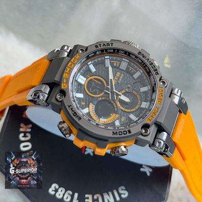 G-Shock || AA Grade || Future design |  Orange Blet matte black body_img_2