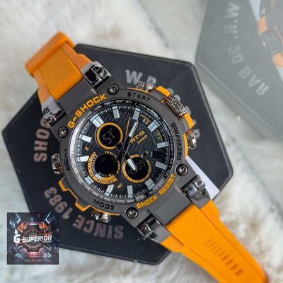 G-Shock || AA Grade || Future design |  Orange Blet matte black body_img_4