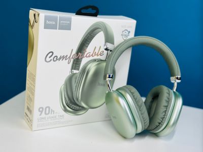 Hoco W35 Max Wireless Headphone- Green Color_img_0