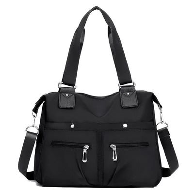 Black Mainland China Solid Handbag_img_0