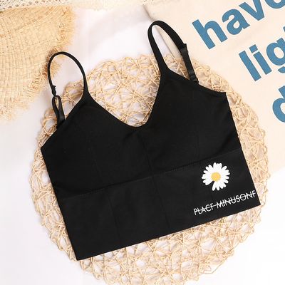 Women's Cotton Bra Tank Top Bra Women Fashion Tank Up Female Sports Bra Sexy Lingerie Push Up Brassiere Ladies Bralette Top_img_5