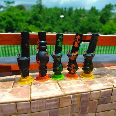 AT-Acryl Bong 32cm Flames_img_1