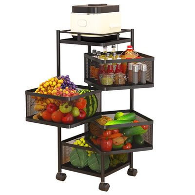 4/5 Layer Square Shape Kitchen Rack