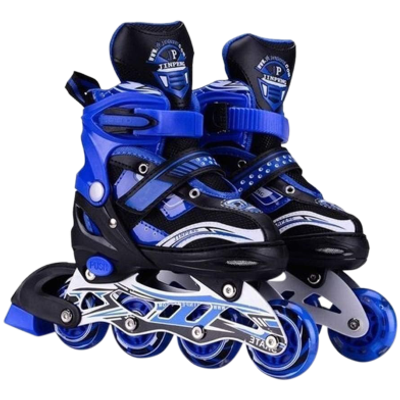 Inline Roller Skates Shoes For Kids - Blue_img_0