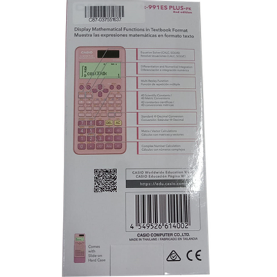 Casio Scientific Calculator (2nd edition) Pink - fx-991ES Plus-2_img_2