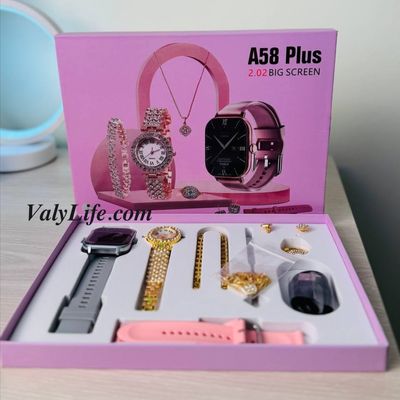 A58 Plus Smartwatch Gift Set_img_5