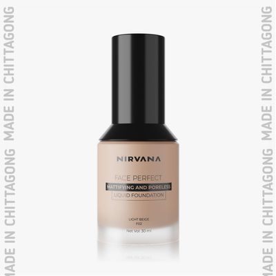 Nirvana FACE PERFECT LIQUID FOUNDATION – LIGHT BEIGE F02_img_0