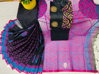 Premium Half Silk Saree & Panjabi -29_img_0