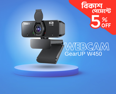 GearUP K450 Webcam- 2K 4.0MP HD USB Webcam with Privacy Cover Plug & Play USB Webcam with Built-in Mic_img_0