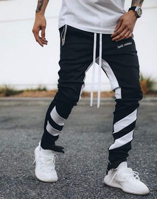 🖤 Black Cargo Stripe Sweatpants Joggers – স্টাইলিশ ও আরামদায়কঅসাধারণ ফিট | হাই কোয়ালিটি ফেব্রিক | এক্সপোর্ট কোয়ালিটি সেলাই_img_4