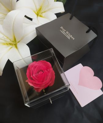 " Eternal rose + I love you 100X "necklace gift set_img_0