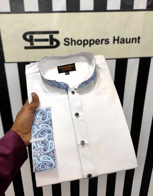 Trendy white blue contrast Panjabi for Eid 012_img_1
