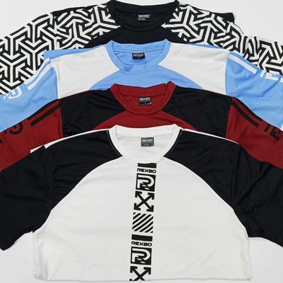 Stylish Mesh Fabric Half Sleeve T-Shirt_img_4