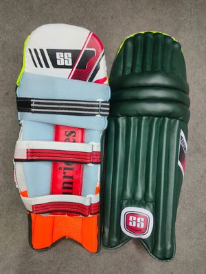 SS cricket Pad White&Green_img_1