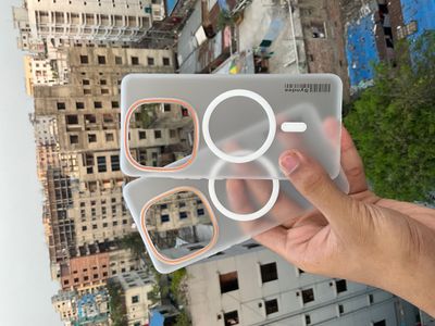IQOO13 magnetic ring frosted anti-fall semi transparent hard cover_img_0