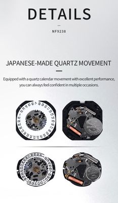 Naviforce 9238 Gents Chain Watch- Silver Dial- Rose Golden Bezel- Silver+Rose Golden Chain- TF Code NF936CM_img_6
