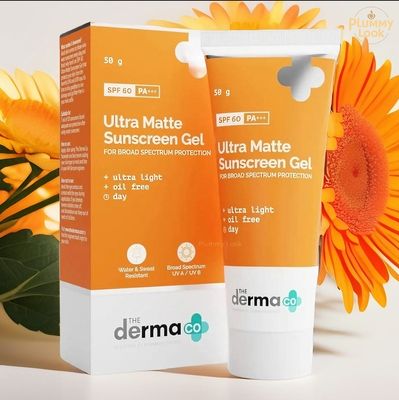 The Derma Co Ultra Matte Sunscreen Gel With SPF 60 | -(50g)_img_0