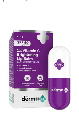 The Derma Co 1% Vitamin C Brightening Lip Balm SPF50 -(4.5g)_img_0