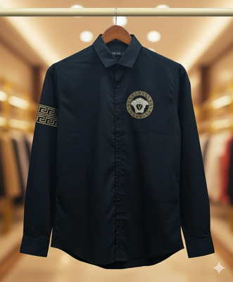 Trendy black block print shirt 1016_img_0