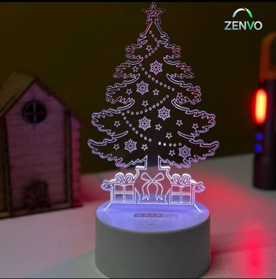 GearUP Acrylic Multicolor Night Lamp (Christmas Tree) – BLACK_img_0