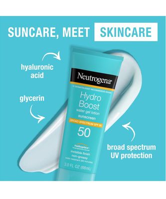 Neutrogena Hydro Boost Water Gel Lotion Sunscreen SPF50 -(88ml)_img_1