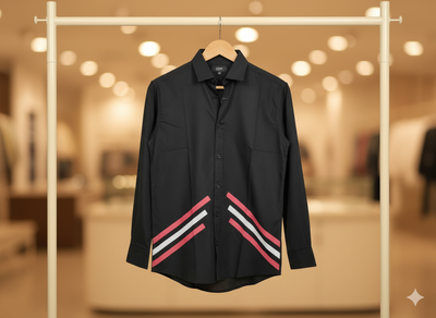 প্রিমিয়াম ব্লক ডিজাইন ব্লাক শার্ট_img_0