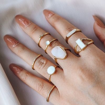 8 pieces ring set. 160 Taka only Silver and golden both Available_img_0