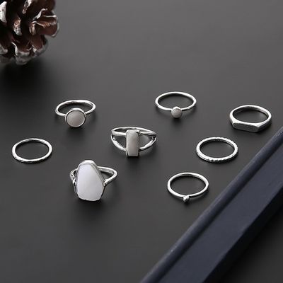 8 pieces ring set. 160 Taka only Silver and golden both Available_img_2