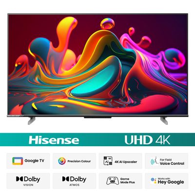 Hisense 50" Bezelless Dolby Vision 4K UHD Smart LED Voice Control Google DTS TV 50A6F3_img_0