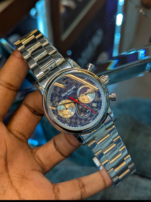 Patek Chrono Chain Blue Dial