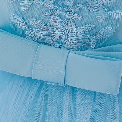 Imported 🎀 Baby Girl Off-Shoulder Dress – Fluffy Beaded Flower Dress with Bow_img_5