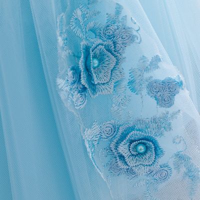 Imported 🎀 Baby Girl Off-Shoulder Dress – Fluffy Beaded Flower Dress with Bow_img_7