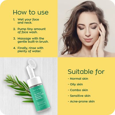 Zayn & Myza Tea Tree and Salicylic Acid Foaming Face Wash for Women (100ml_img_5