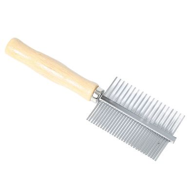 Double Sided Wooden Dog Cat Hair Comb_img_0