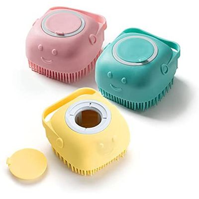 Bathroom Puppy Big Dog Cat Bath Massage Gloves Brush Soft Safety Silicone Pet Accessories for Dogs Cats Tools Mascotas Products_img_0