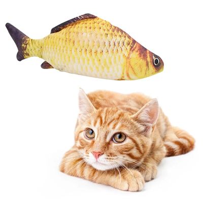 Non-Electric Fish Toy Realistic Plush Simulation Fish Funny Interactive Pets Pillow fish_img_0