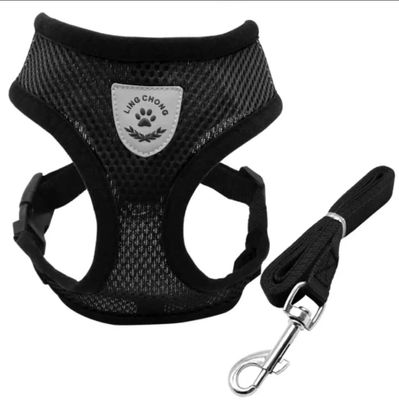 (M Size) Cat Pet Kitten Cats/Small Dog Puppy Jacket Harness & Leash Breathable Reflective_img_2