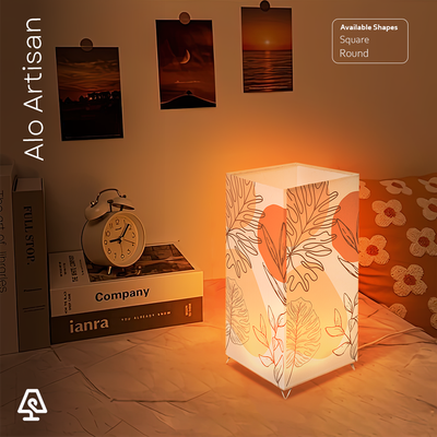 Pen Art floral Table Lamp_img_0