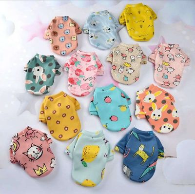 Pet winter cloth velvet clothe for cat/dog - multicolour_img_0