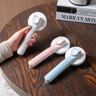 High Quality Pet Push Brush Automatic Plastic Shedding Hair Remove Tool Dog Cat Loose Hair Comb For Pet Faces Fur Nozzle Grooming_img_0