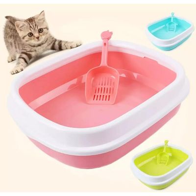 Portable Cat Litter Box With Scoop_img_0