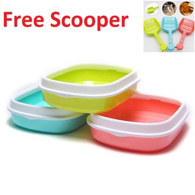 Portable Cat Litter Box With Scoop_img_1